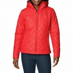 Women's Columbia Copper Crest Hooded Quilted Jacket Canyon Blue -Columbia Shop unnamed file 34