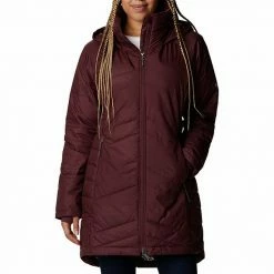 Women's Columbia Crown Point Omni-Heat Hooded Jacket Dark Nocturnal -Columbia Shop unnamed file 346