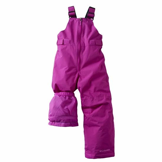Girls 4-18 Columbia Outgrown Bib Snow Pants Bright Geranium 5 Girls 4-18 Columbia Outgrown Bib Snow Pants Bright Geranium - Image 3