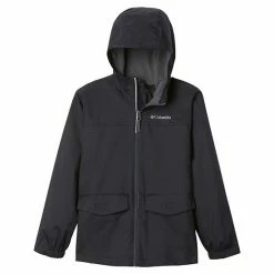 Boys 8-20 Columbia Rain-zilla Fleece-lined Rain Jacket