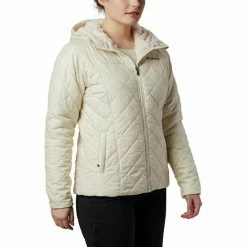 Women's Columbia Copper Crest Hooded Quilted Jacket Canyon Blue -Columbia Shop unnamed file 36