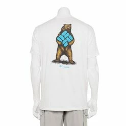 Men's Columbia Graphic Tee White