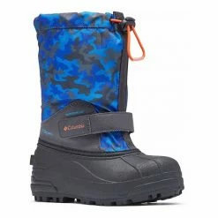 Columbia Powderbug Forty Kids' Waterproof Snow Boots Shark Tangy Orange -Columbia Shop unnamed file 3655