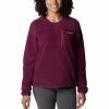 Women's Columbia West Bend™ Sherpa Fleece Crewneck Top Dark Sapphire -Columbia Shop unnamed file 3676