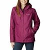 Women's Columbia Arcadia™ II Hooded Packable Jacket Bright Geranium Noctur