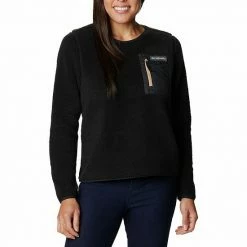 Women's Columbia West Bend™ Sherpa Fleece Crewneck Top Dark Sapphire -Columbia Shop unnamed file 3682