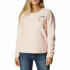 Women's Columbia West Bend™ Sherpa Fleece Crewneck Top Dark Sapphire -Columbia Shop unnamed file 3683