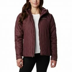 Women's Columbia Copper Crest Hooded Quilted Jacket Canyon Blue -Columbia Shop unnamed file 37