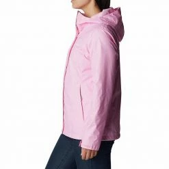 Women's Columbia Arcadia™ II Hooded Packable Jacket Bright Geranium Noctur -Columbia Shop unnamed file 370