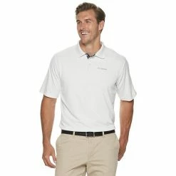 Big & Tall Columbia Utilizer Regular-Fit Polo White -Columbia Shop unnamed file 3748