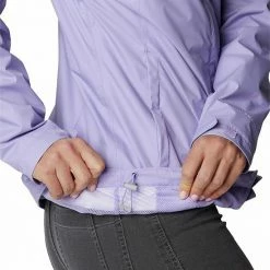 Women's Columbia Arcadia™ II Hooded Packable Jacket Bright Geranium Noctur -Columbia Shop unnamed file 375