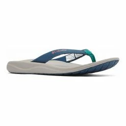 Columbia Women's Flip Flop Sandals Petrol Blue Glacier