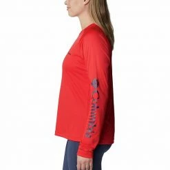 Women's Columbia Fork Stream UPF 50 Long-Sleeve Active Shirt Bright Aqua Nocturnal -Columbia Shop unnamed file 3770