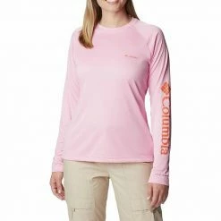 Women's Columbia Fork Stream UPF 50 Long-Sleeve Active Shirt Bright Aqua Nocturnal -Columbia Shop unnamed file 3779