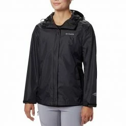 Women's Columbia Arcadia™ II Hooded Packable Jacket Bright Geranium Noctur -Columbia Shop unnamed file 379