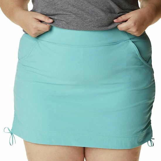 Plus Size Columbia Anytime Casual Ruched Skort Sea Wave 14 Plus Size Columbia Anytime Casual Ruched Skort Sea Wave - Image 12