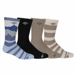 Men's Columbia Lifestyle Mountain Climb Wool Crew Socks Brown Khaki -Columbia Shop unnamed file 3867