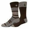 Men's Columbia Lifestyle Repreve Marl Stripe Crew Socks Brown -Columbia Shop unnamed file 3868