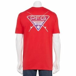 Men's Columbia PFG Graphic Tee Red Spark -Columbia Shop unnamed file 3945