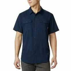 Big & Tall Columbia Utilizer Button-Down Shirt Azure Blue -Columbia Shop unnamed file 3962