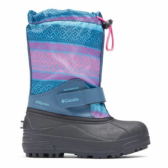 Columbia Powderbug Forty Girls' Waterproof Snow Boots Wild Fuchsia 4 Columbia Powderbug Forty Girls' Waterproof Snow Boots Wild Fuchsia - Image 2