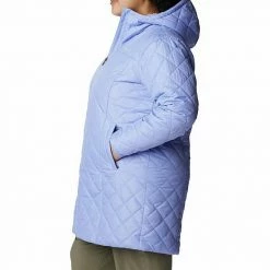 Plus Size Columbia Copper Crest Quilted Long Jacket Serenity -Columbia Shop unnamed file 402