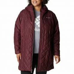 Plus Size Columbia Copper Crest Quilted Long Jacket Serenity -Columbia Shop unnamed file 404
