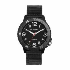 Columbia Men's Cross Trails Black Nylon Strap Watch - CSS12-002