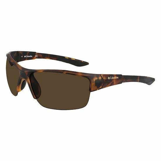 Men's Columbia 69mm Wingard Polarized Sunglasses Matte Tortoise 8 Men's Columbia 69mm Wingard Polarized Sunglasses Matte Tortoise - Image 6