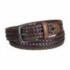 Big & Tall Columbia Signature Braided Leather Belt