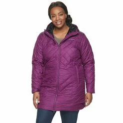 Plus Size Columbia Copper Crest Quilted Long Jacket Serenity -Columbia Shop unnamed file 413