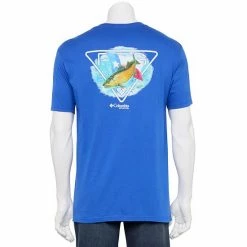 Men's Columbia PFG Graphic Tee Vivid Blue -Columbia Shop unnamed file 4210
