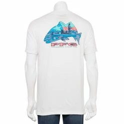 Men's Columbia PFG Graphic Tee Grey Heather