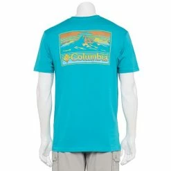 Men's Columbia Graphic Tee Emerald Sea -Columbia Shop unnamed file 4220
