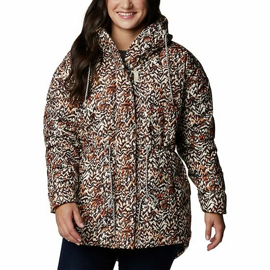 Women's Columbia Icy Heights™ II Hooded Down Jacket Warm Copper Terrain 7 Women's Columbia Icy Heights™ II Hooded Down Jacket Warm Copper Terrain - Image 5