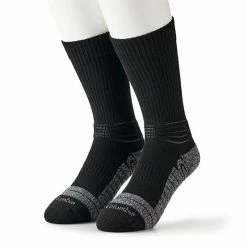Men's Columbia Active Lightweight Crew Socks Black