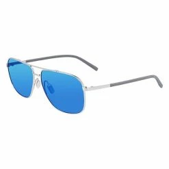 Men's Columbia Mist Trail Polarized Aviator Sunglasses Matte Black Blue -Columbia Shop unnamed file 4360