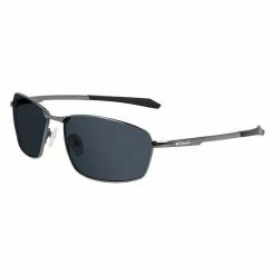 Men's Columbia Fir Ridge Polarized Rectangle Sunglasses Shiny Dark Gunmetal Bl -Columbia Shop unnamed file 4370