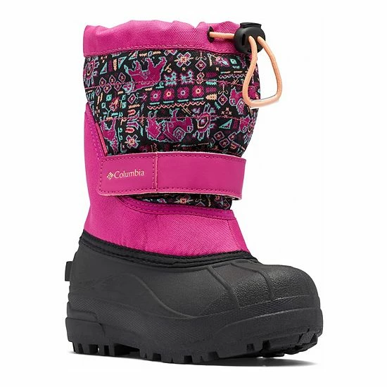 Columbia Powderbug II Plus Print Toddler Girls' Waterproof Snow Boots Fuchsia Bright Nectar 10 Columbia Powderbug II Plus Print Toddler Girls' Waterproof Snow Boots Fuchsia Bright Nectar - Image 8