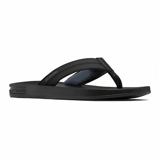 Columbia Hood River Men's Flip Flop Sandals Graphite 3 Columbia Hood River Men's Flip Flop Sandals Graphite