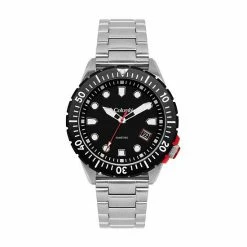 Columbia Men's Pacific Outlander Stainless Steel Black Dial Watch - CSC04-007