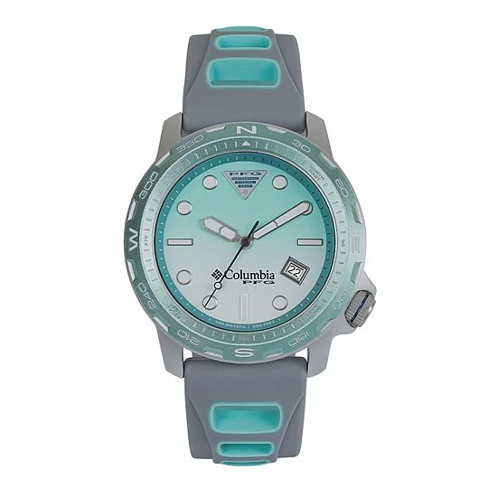 Columbia Men's Backcaster Gray Silicone Strap Watch 3 Columbia Men's Backcaster Gray Silicone Strap Watch