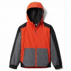 Boys 4-14 Columbia Point Park Lined Windbreaker Red Quartz