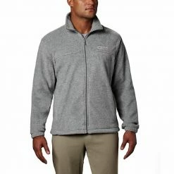 Men's Columbia Steens Mountain™ Full-Zip Fleece Jacket Black Olive Green -Columbia Shop unnamed file 47