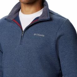 Men's Columbia Great Hart Mountain III Quarter-Zip Pullover Delta -Columbia Shop unnamed file 472