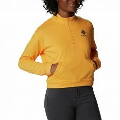 Women's Columbia Trek French Terry 1/2-Zip Sweatshirt Black -Columbia Shop unnamed file 4763