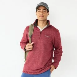 Men's Columbia Great Hart Mountain III Quarter-Zip Pullover Delta -Columbia Shop unnamed file 477