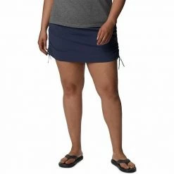 Plus Size Columbia Anytime Casual Ruched Skort Nocturnal -Columbia Shop unnamed file 4775