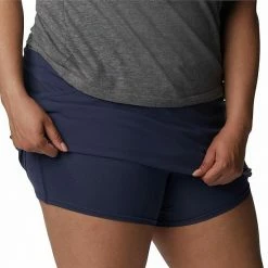 Plus Size Columbia Anytime Casual Ruched Skort Nocturnal -Columbia Shop unnamed file 4777