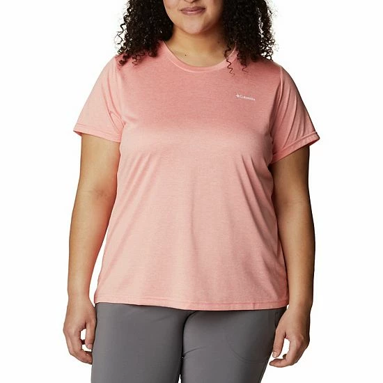Plus Size Columbia Hike Crewneck Active Tee Wild Fuchsia Heather 12 Plus Size Columbia Hike Crewneck Active Tee Wild Fuchsia Heather - Image 10